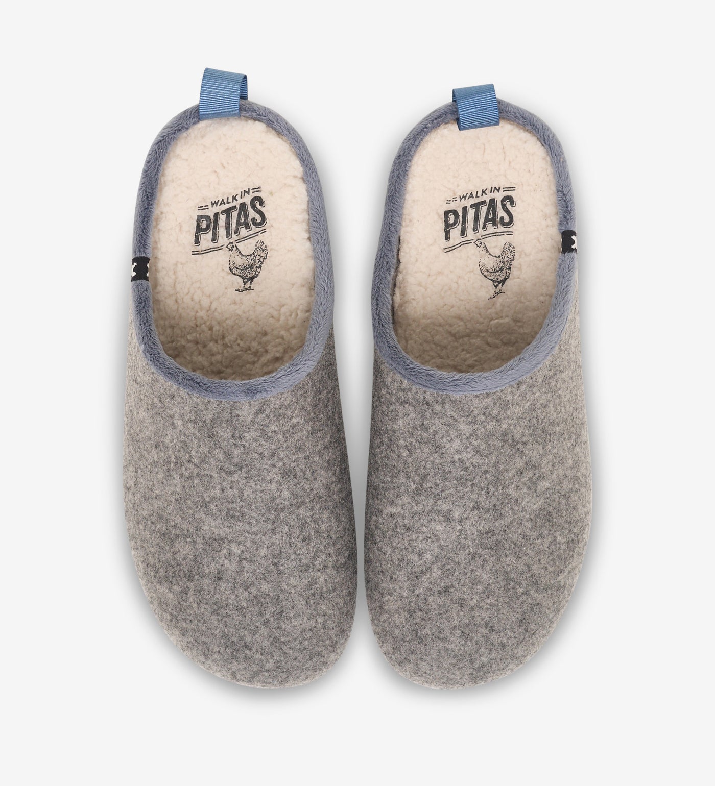 Pitas eco felt mule slippers
