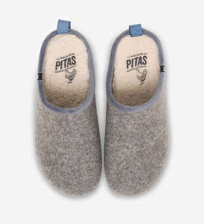 Pitas eco felt mule slippers