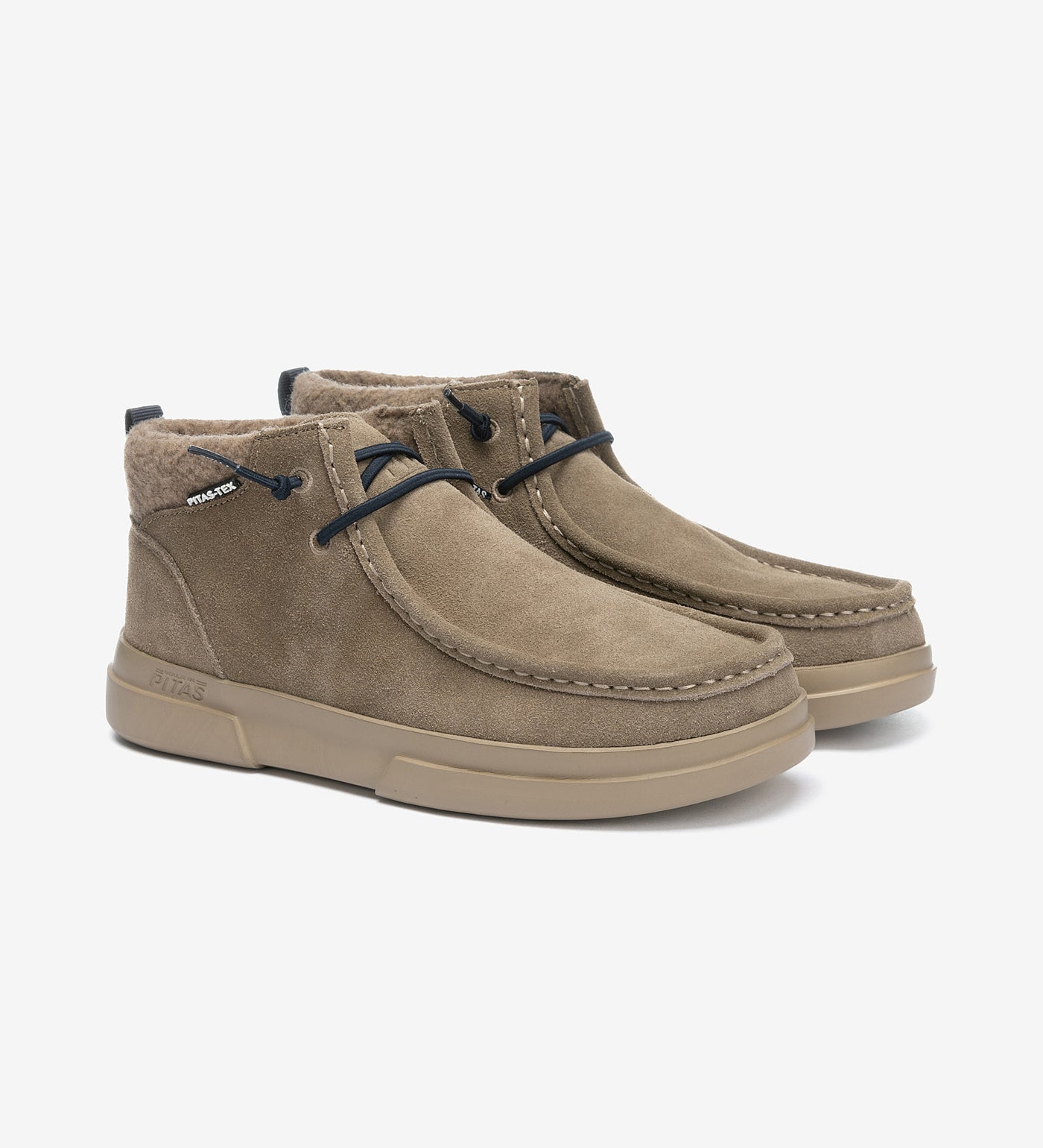 Garda Waterproof Suede Easy-On Mid-Top Boots