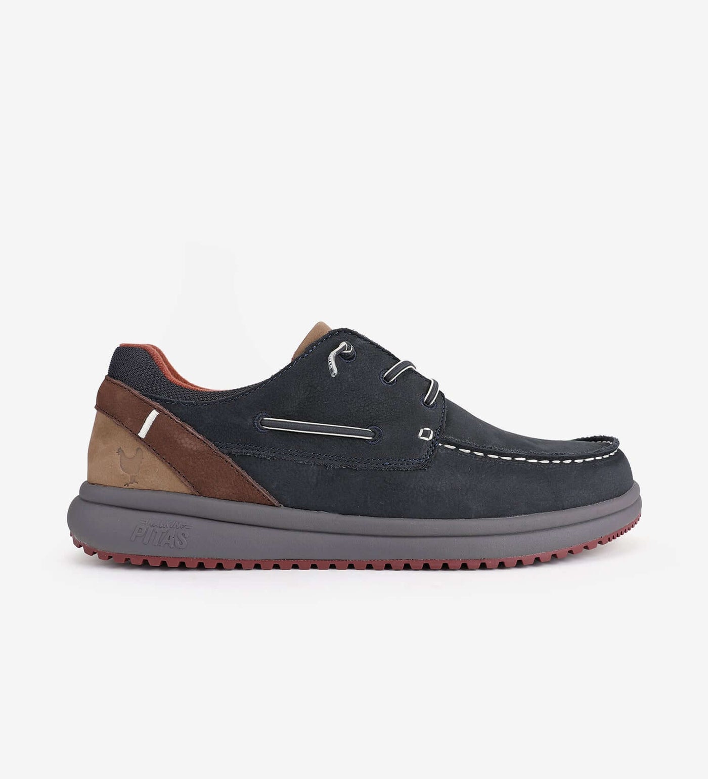 Java Leather by Pitas - Water repellent moc-toe shoe with leather upper, easy-on laces, lightweight and comfortable design.