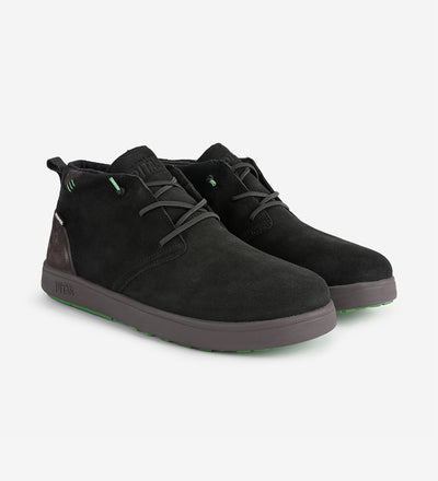 Black Jaya Chukka Boots by Pitas with waterproof, hi-grip design from the Coast range, featuring suede upper and Pitas-Tex technology.