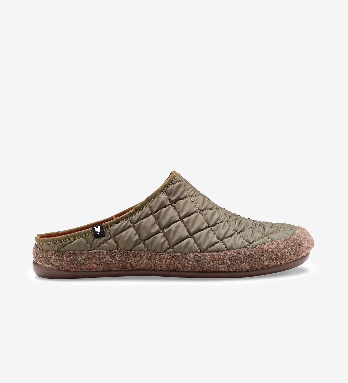 Super soft quilted mule slippers