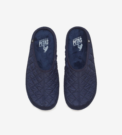 Super soft quilted mule slippers