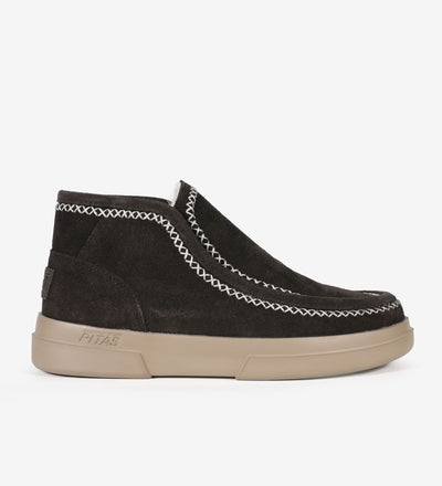 Aspen Suede Easy-On Mid-Top Moccasins