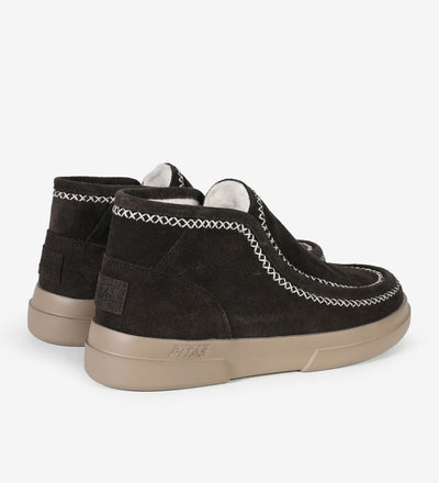 Aspen Suede Easy-On Mid-Top Moccasins