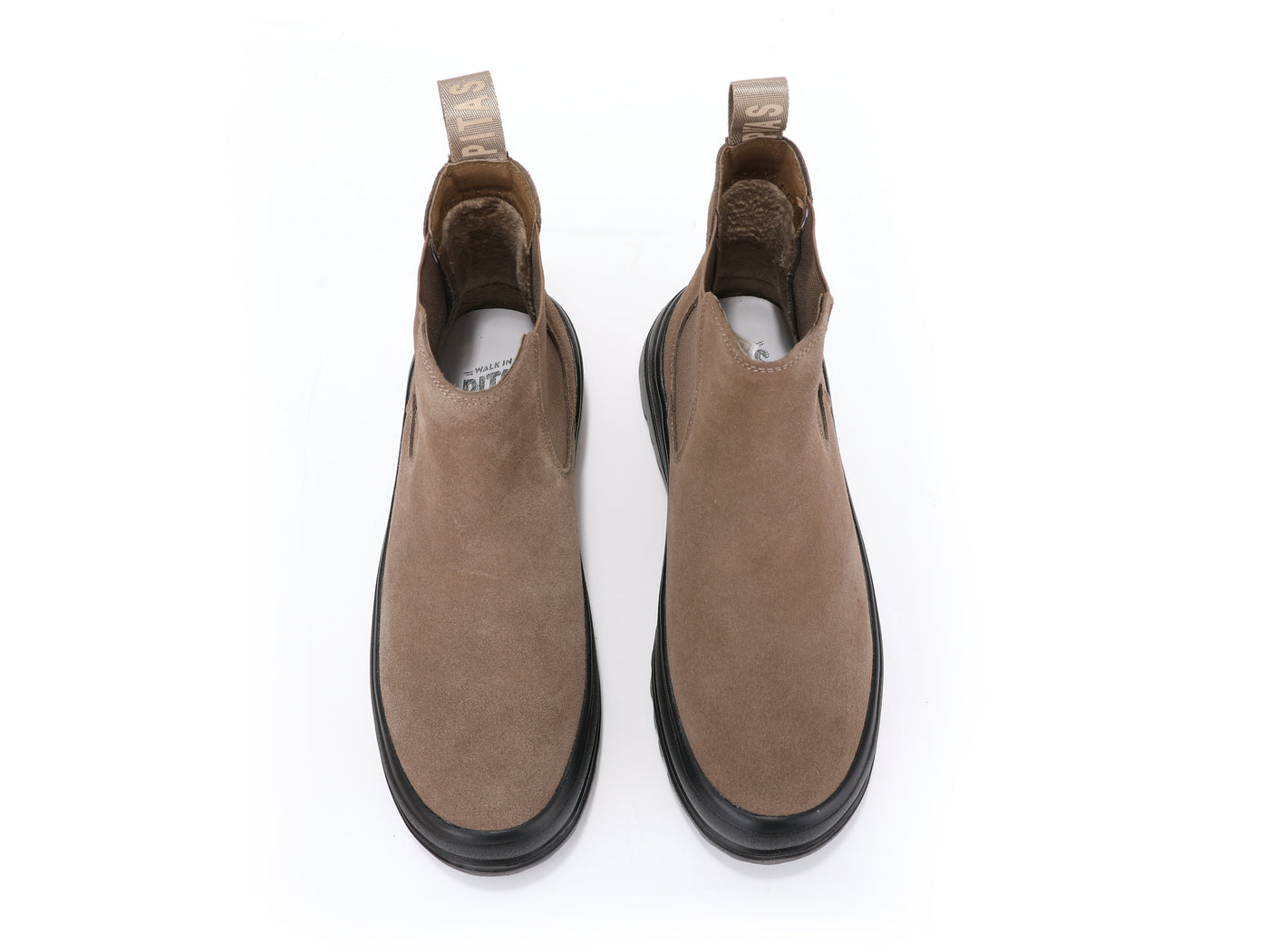 Combat Taupe Suede Chelsea Boots
