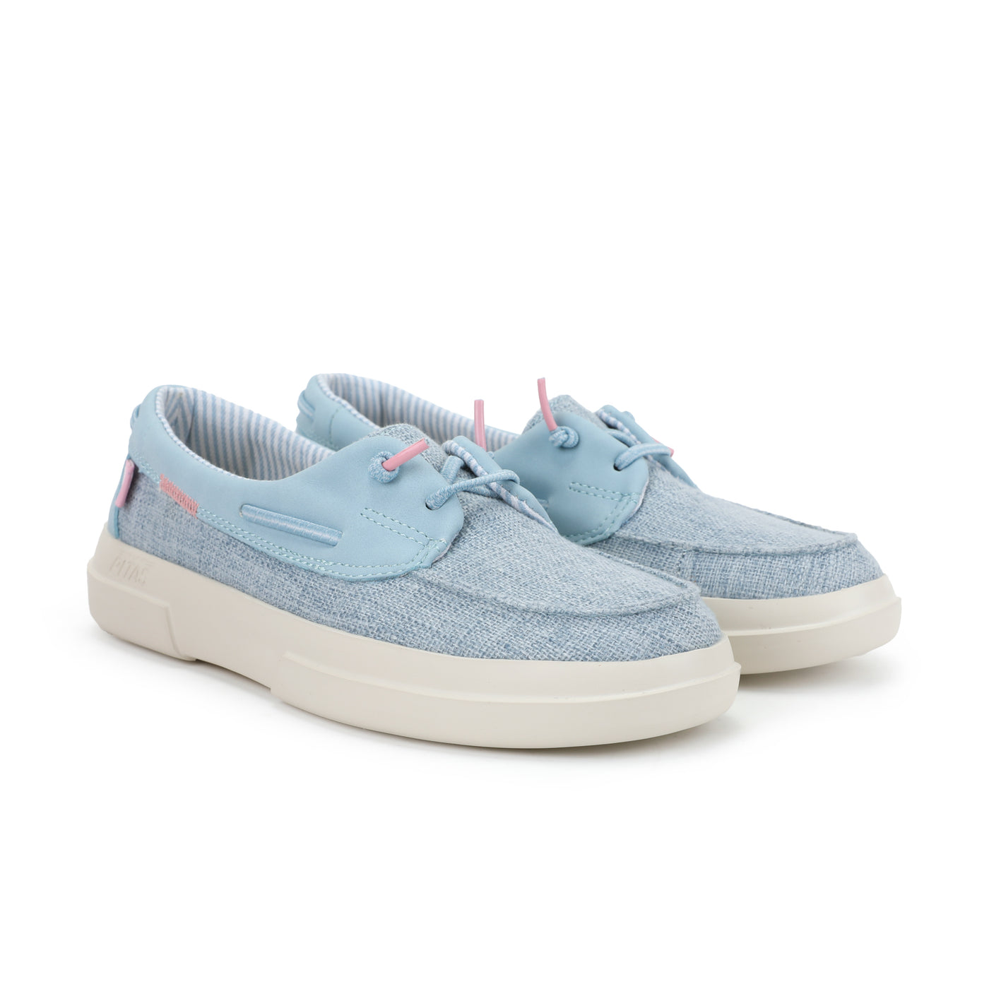 Sky Blue Pic Viola Easy-On Deck Shoes