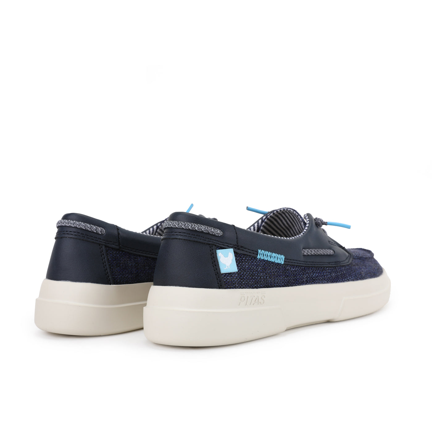 Navy Blue Pic Viola Easy-On Deck Shoes