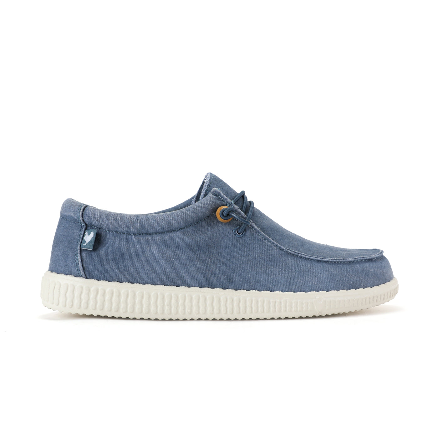 WP150 Blue Washed Canvas Wallabi Easy-Ons