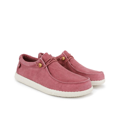 WP150 Strawberry Washed Canvas Wallabi Easy-Ons